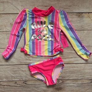 Betsey Johnson 2-piece Rashguard set - NEW